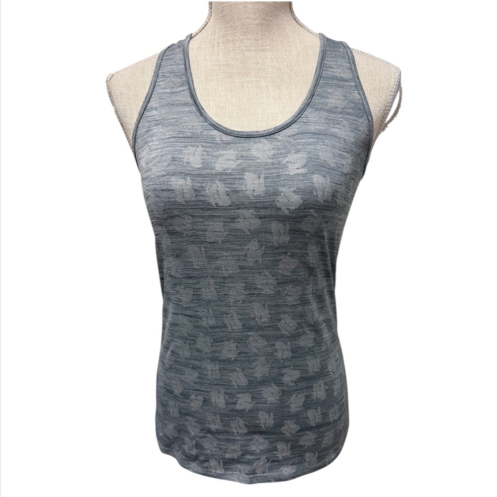 RABBIT Gray Racerback Tank Top Size Small